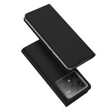 Husa flip xiaomi poco f6 pro, dux ducis skin pro, smart pro magnet, negru