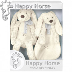 Set cadou Jucarii de plus Iepurasul Richie Ivory Happy Horse 17348 foto