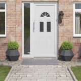 Cumpara ieftin Jardiniera 2 pcs Antracit 50 x 50 x 40 cm Otel