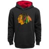 Chicago Blackhawks hanorac cu glugă pentru copii Prime Logo Pullover Fleece black - Dětsk&eacute; M (10 - 12 let)