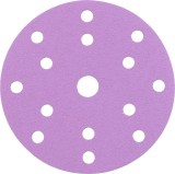 Disc abraziv Worcraft 150 mm P80 pentru slefuitor orbital, set 5 buc