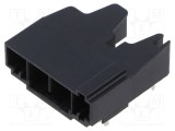 Regletă de conexiuni deconectabilă 4 piste 7,5mm neagră DEGSON ELECTRONICS