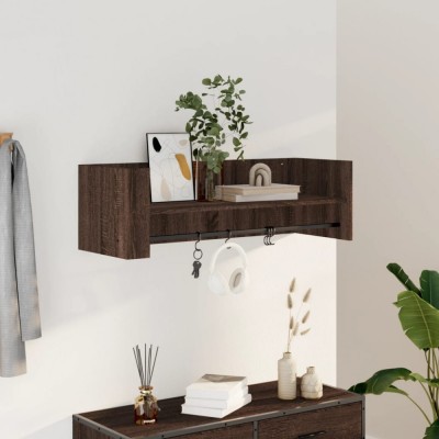 vidaXL Raft de perete, stejar maro, 100x35x30,5 cm, lemn prelucrat 848464 foto