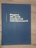 Pagini de arta moderna romaneasca