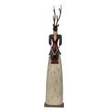 Cumpara ieftin Figurina Ren metal multicolor 17x10x86 cm