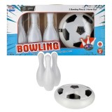 Set de joaca bowling minge rotativa Hover Ball cu 3 popice, +3 ani