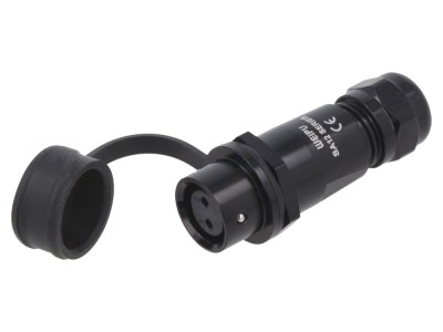 Conector mufă mamă 2 pini IP67 foto