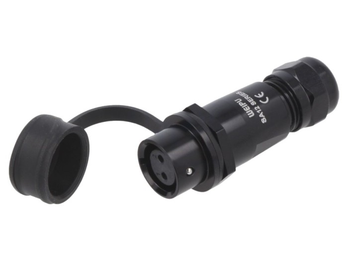 Conector mufă mamă 2 pini IP67