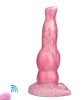 Vibrator Thrusting Werewolf Roz, Telecomanda, 10 Moduri, Silicon Lichid, USB, 24cm - Dildo Impingeri &amp; Rotatii