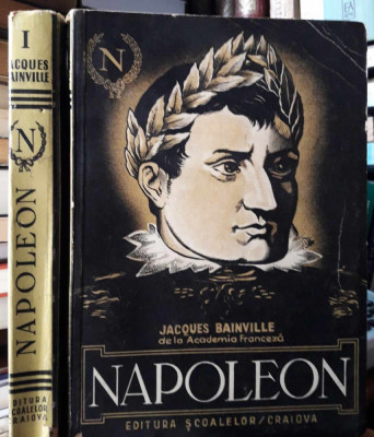 Jacques Bainville-Napoleon-1943-2 volume foto