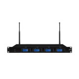 Microfon UHF PLL TXS-646 receptor qvadruplu fara microfoane