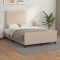 Cadru de pat fără saltea cappuccino 120x190cm piele artificială
