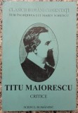 Critice - Titu Maiorescu// 1995