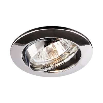 Spot incastrat ELC 229B 70002, GU10, orientabil, crom foto