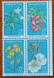 U.S.A-1979''FLORA-PROTEJATA-in-AMERICA''-4 BLOC de 4val.''.- (Cat Scot=5$)-MNH-Nestampilat-FARA GUMA-Vezi-Scan