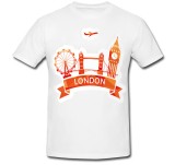 Cumpara ieftin Tricou &quot; Londra orange &quot;