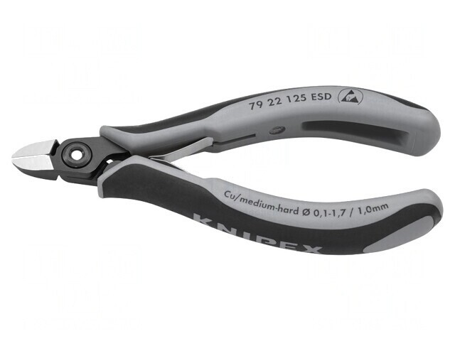 Clești laterali de precizie ESD 125mm