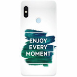 Husa silicon pentru Xiaomi Remdi Note 5 Pro, Enjoy Every Moment Motivational