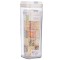 Cutii de Depozitare Alimente, Cyrax, Set din 2 Cutii de tip Container, Recipiente pentru Cereale in Bucatarie, 1.2 L-10x30.5 cm, 2.5 L-12.5x12.5x36.5
