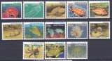 DB1 Australia 1985 - 86 Fauna Marina Pesti 13 v. MNH incomplete