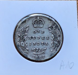 India One Rupee 1907, Asia