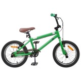 vidaXL BMX 20 Inci pentru peste 9 ani Verde 42009734