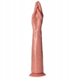 Dildo Anal Fisting Benamera cu Ventuza, PVC, Natural, 40 cm