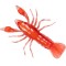 Creatura LIVE TARGET Crawfish Unrigged, Red / Red, 9.7cm, 9.7g, 5buc/pac