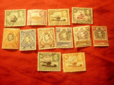 Serie mica Kenia Uganda , Tanganika 1938 , 12 val. stampilate