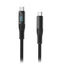 Cablu USB Type C - USB Type C 1m cu afisaj 5A V-Tac SKU-7746 foto