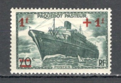 Franta.1941 Ptr. marinarii disparuti:Pacebotul Pateur-supr. SF.80 foto