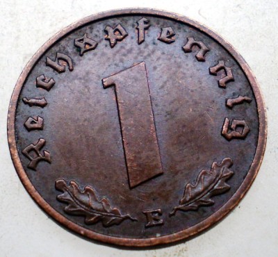 B.072 GERMANIA 1 REICHSPFENNIG 1938 E foto