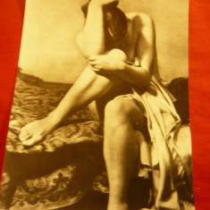 Fotografie artistica - Nud Cehoslovacia 1950 , dim. 12,5x 17,5 cm