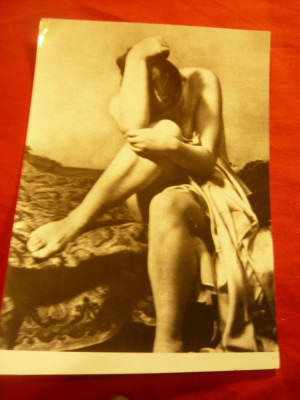 Fotografie artistica - Nud Cehoslovacia 1950 , dim. 12,5x 17,5 cm foto