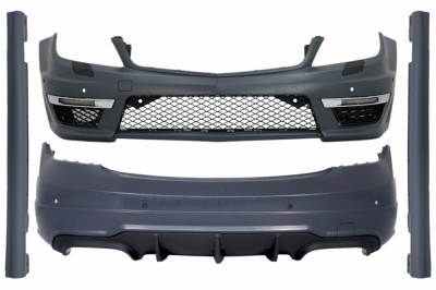 Pachet Exterior Mercedes C-Class W204 (2007-2015) Facelift C63 Design Performance AutoTuning foto