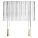 Sz&ouml;gletes grillr&aacute;cs fa foganty&uacute;val 69x60 cm