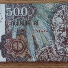 ROMANIA - 500 lei Ianuarie 1991 UNC , necirculata , 87 bucati consecutive