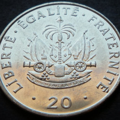 Moneda exotica 20 CENTIMES - HAITI, anul 1995 *cod 4891 = UNC