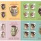 CERAMICA ROMANEASCA III,SET 4 BLOCURI,2008, Lp.1797a,MNH ** ROMANIA.