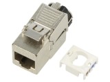 Conector RJ45 Cat 8.1 ecranat drept mamă DIGITUS DN-93816, 8 pini