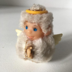 * Maimutica Monchhichi mic, alb, ingeras (kiki, moncicci, moncici)