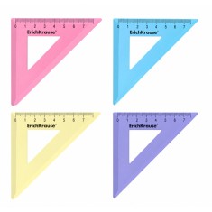 Echer plastic ErichKrause pastel 45&deg;/7cm