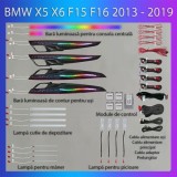 Lumini Ambientale BMW Seria X5 X6 2013-2019 dedicat trimuri control telefon sau sistem original CarStore Technology