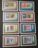 Ungaria &ndash; Lot 8 mărci comemorative &amp; florale, neuzate &ndash;40