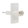 Adaptor 3 prize Euro Hoff Line, 10A, alb