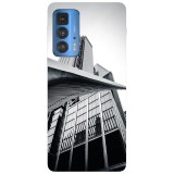 Husa compatibila cu Motorola Edge 20 Lite model Grey city, Silicon, TPU, Viceversa, Transparent, Carcasa
