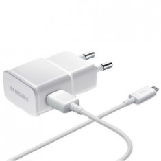 Incarcator priza original Samsung 2A cu cablu MicroUSB 1.5m, White (bulk) foto