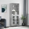 vidaXL Dulap &icirc;nalt, gri beton, 69,5x34x180, lemn compozit 3189313