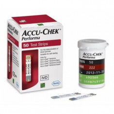 Teste glucometru - Accu-Chek Performa, 50 bucati, Roche