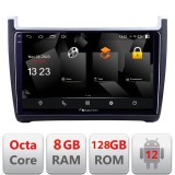 Navigatie dedicata VW Polo 2014+ Android 2K QLED 8GB RAM 128GB 4G